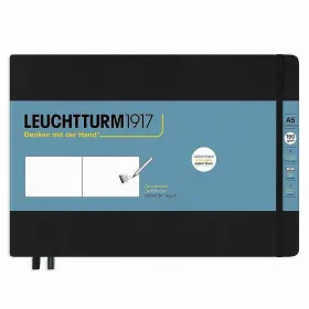 Тефтер Leuchtturm1917 Sketchbook Landscape A5 Black, твърди корици снимка