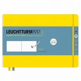 Тефтер Leuchtturm1917 Sketchbook Landscape A5 Lemon, твърди корици снимка