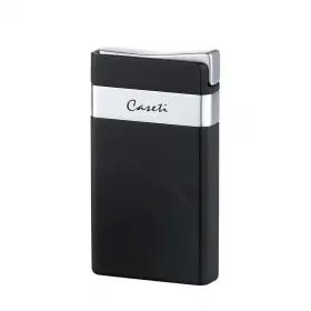 Запалка Caseti - Black Matte & Chrome, с Jet пламък снимка