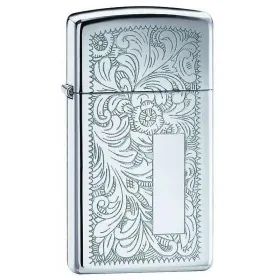Запалка Zippo 1652 Venetian Polished Chrome, Slim снимка