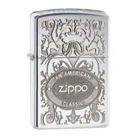 Запалка Zippo 24751 Gleaming Patina Polished Chrome снимка