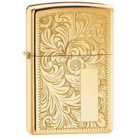 Запалка Zippo 352B Venetian Polished Brass снимка