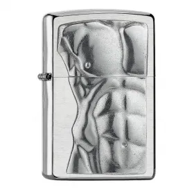 Запалка Zippo - Man Torso, Brushed Chrome снимка