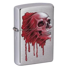 Запалка Zippo Red Skull Design 49603 снимка