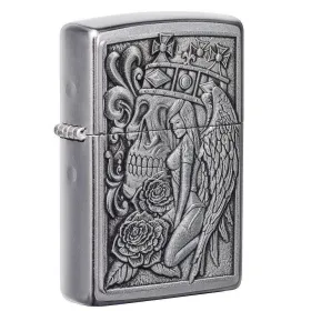 Запалка Zippo Skull and Angel Emblem Design 49442 снимка