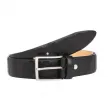 Мъжки стилен колан в черно с релеф - Italian belts - 120 см Мъжки стилен колан в черно с релеф - Italian belts - 120 см