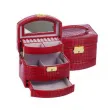 Кутия за бижута Red Crocodile 3 нива