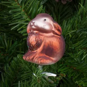 Стъклена играчка зайче