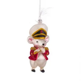 Стъклена играчка мишле музикант l158 снимка