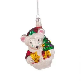 Стъклена играчка мишле с шапка снимка