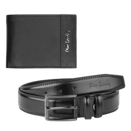 Комплект колан и портфейл - PIERRE CARDIN - 125 см pcs104l