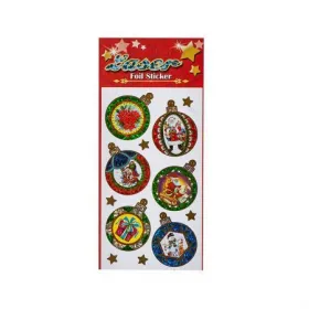 Коледни стикери 6 бр. микс