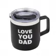 Термо чаша I LOVE YOU DAD - черна Термо чаша I LOVE YOU DAD - черна