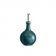Emile Henry керамична бутилка за оцет с дозатор Vinegar Cruet - цвят синьо - зелен
