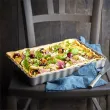 Emile Henry керамична провоъгълна форма за тарт "deep Rectangular Tart Dish "- 33,5 х 24 - цвят бял [4]