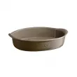 Emile Henry керамична овална форма за печене "oval Oven Dish" - 35 х 22,5 см - цвят бежов [1]