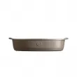 Emile Henry керамична овална форма за печене "oval Oven Dish" - 35 х 22,5 см - цвят бежов [2]