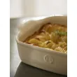 Emile Henry керамична правоъгълна форма за печене "individual Oven Dish" - 22 х 15 см - цвят бял [3]