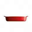 Emile Henry керамична провоъгълна форма за печене "rectangular Oven Dish"- 36,5 х 23,5 см - цвят червен [2]