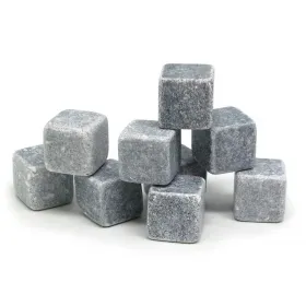 Vin Bouquet сет охладители за напитки от естествен камък "stone  Rocks" - 9 бр.